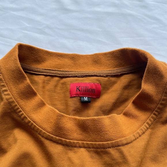 Orange/tan Killion shirt - Sz M - Picture 3 of 3